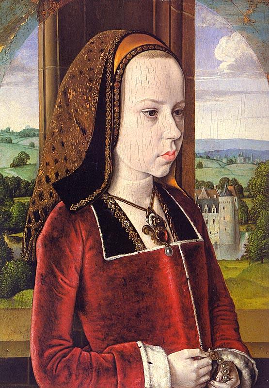Jean Hey Portrait of Margaret of Austria Sweden oil painting art